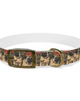 Blooming Pug Paradise Dog Collar