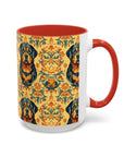 Royal Rottie Regalia Accent Coffee Mug