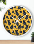 Puglet Posh Paradise Wall Clock