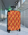 Golden Glamour Paws Suitcase