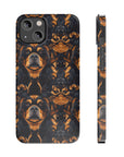 Modern Rottweiler Royalty Slim Phone Cases