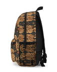 Fanciful Golden Paradise Blossom Backpack