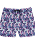 Funky Geometric Boxerista Men's Mid-Length Swim Shorts