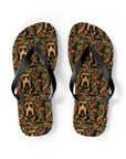 Labrador Lush Pooch Tapestry Flip Flops