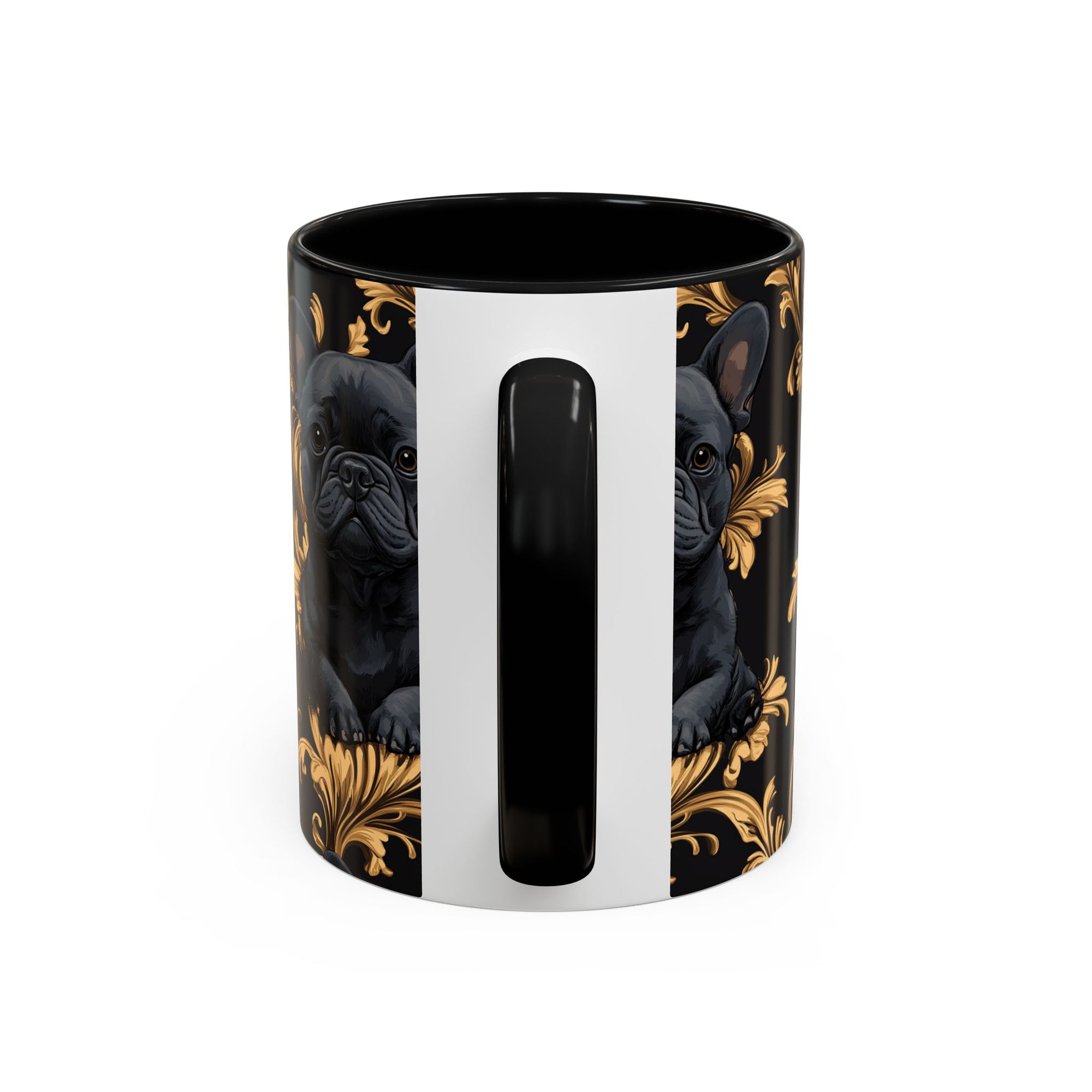 Regal Frenchie Noir Elegance Accent Coffee Mug