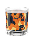 Rottweiler Chic Pawsitivity Rocks Glass