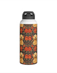 Golden Pawsatronic Tapestry Stainless Steel Water Bottle