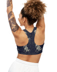 Celestial Boxer Bliss Seamless Sports Bra