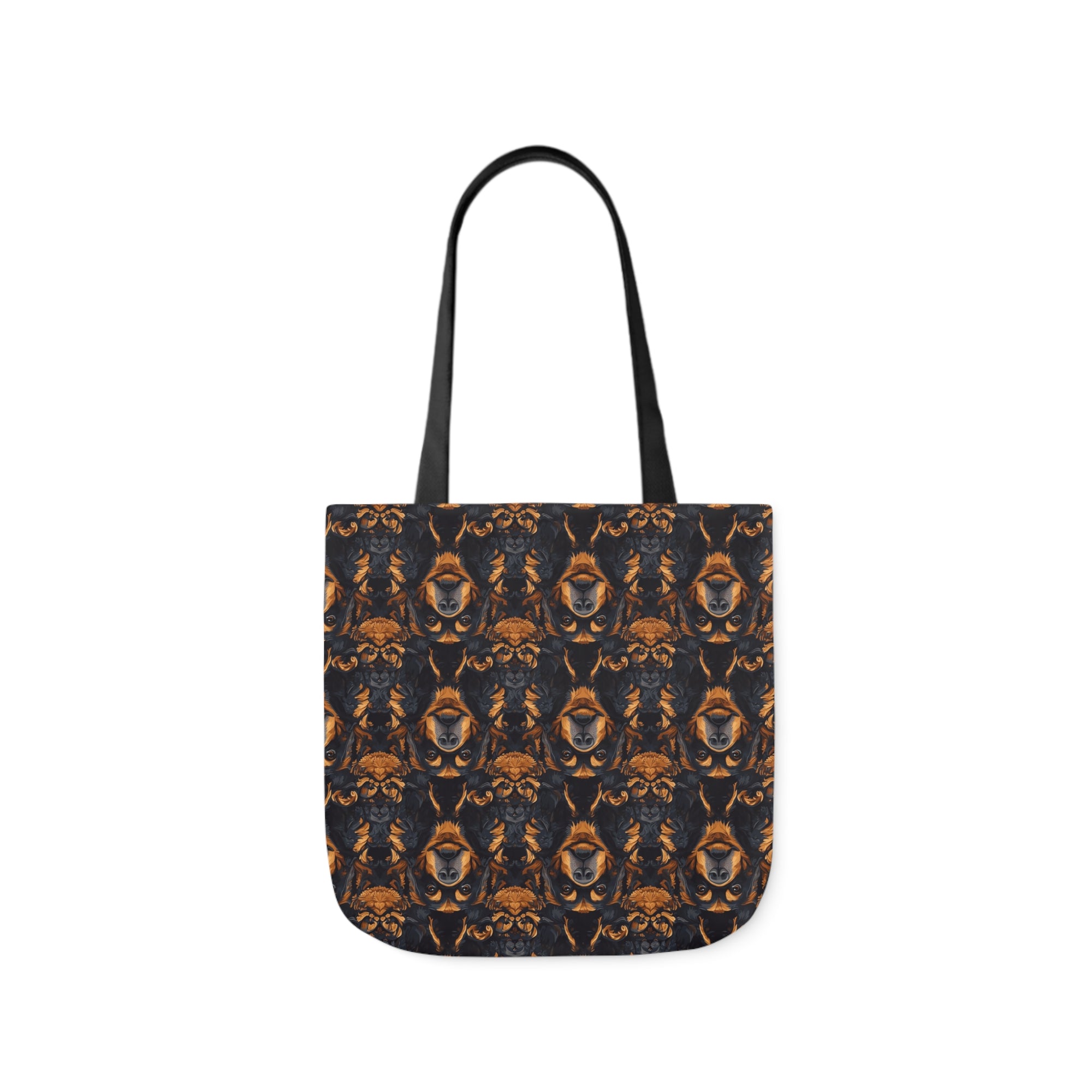 Modern Rottweiler Royalty Canvas Tote Bag