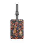 Floral Pawsome Dachsund Delight Luggage Tag