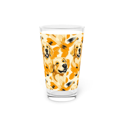 Golden Glitz 'n Glamour Woofwear Pint Glass