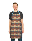 Pawsome Rottweiler Royalty Plaid Apron