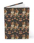 Beagle Blossom Bonanza Hardcover Journal Matte