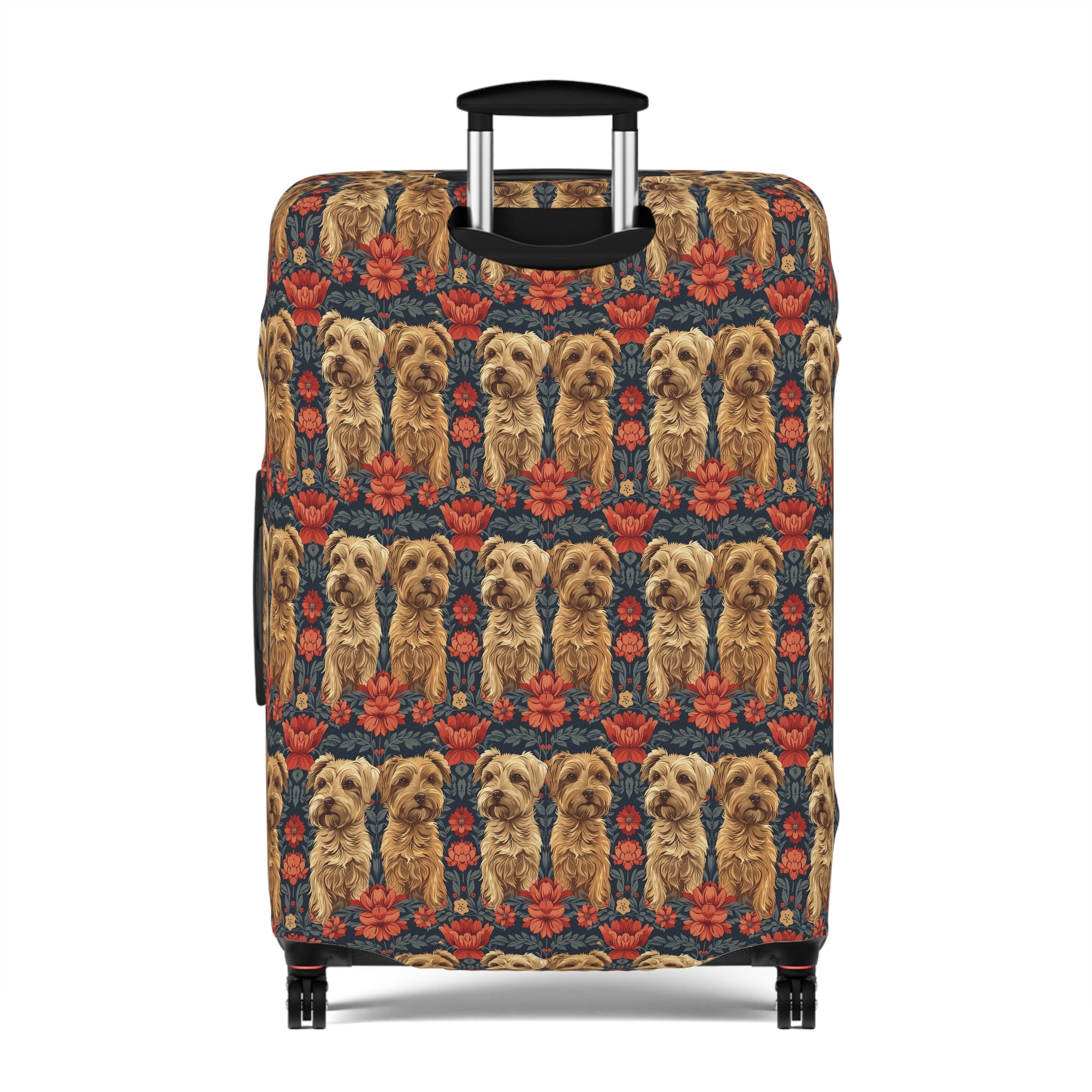 Yorkie Charm Twins Luggage Cover