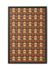 Golden Pawsatronic Tapestry Matte Canvas, Framed