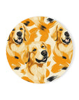 Golden Glitz 'n Glamour Woofwear Cork Back Coaster