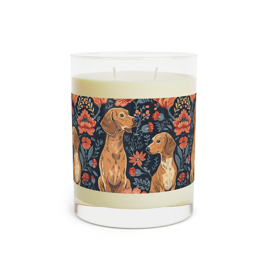 Floral Pawsome Dachsund Delight Scented Candle