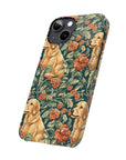 Blooming Goldie Glam Slim Phone Cases