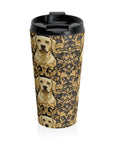 Royal Pawsitivity Labs Stainless Steel Travel Mug