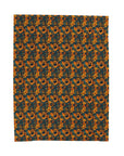 Safari Shepherd Strut Velveteen Plush Blanket