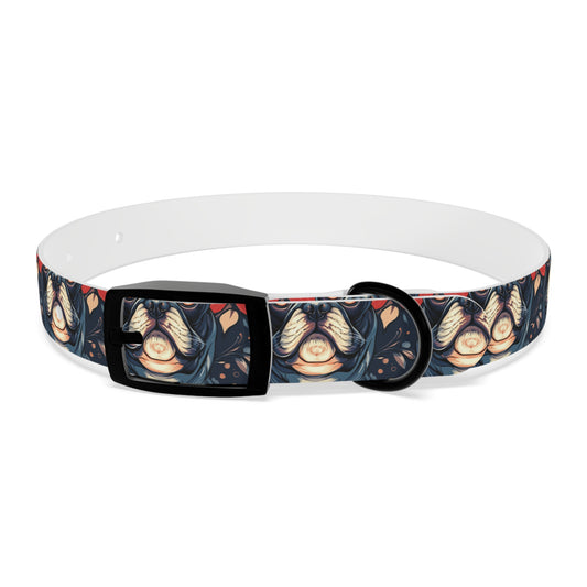 Gothic Rose Bulldog Noir Enchantment Dog Collar