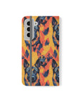 Impressionistic German Shepherds Flip Cases