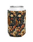 Beagle Blossoms Can Cooler Sleeve