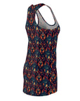 Rustic Rottie Charm Women's Racerback Dress