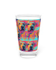 Rustic Charm Labrador Chic Pint Glass