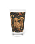 Fanciful Golden Paradise Blossom Pint Glass