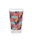 Rustic Charm Labrador Chic Pint Glass