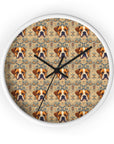 Bowtie Boxer Bliss Wall Clock