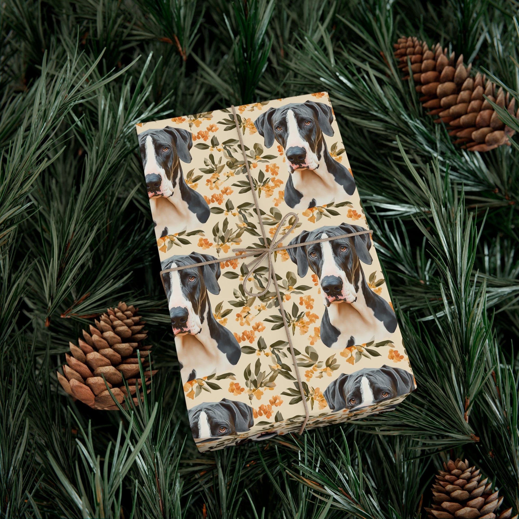 Majestic Great Dane Meadow Gift Wrap Papers