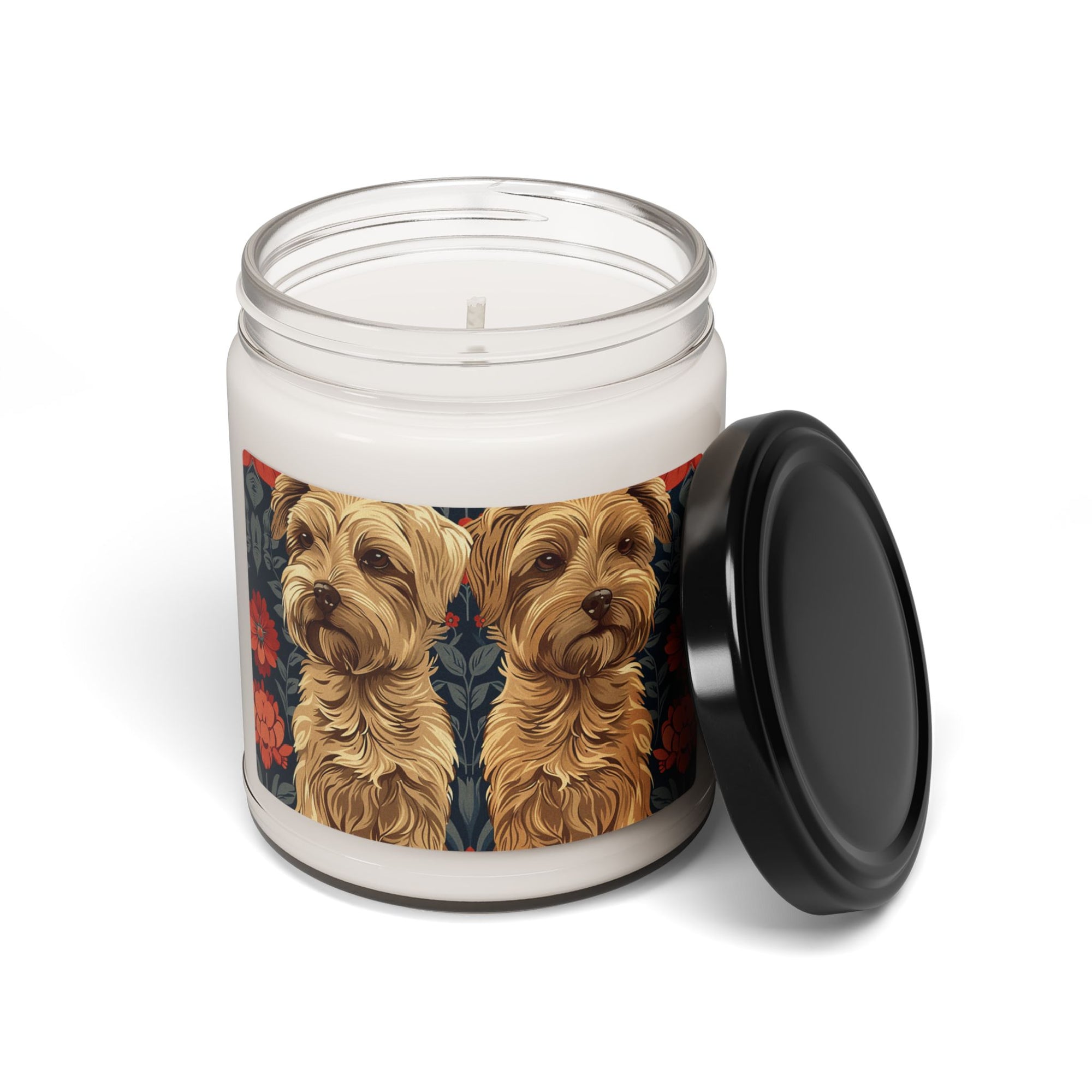 Yorkie Charm Twins Scented Soy Candle