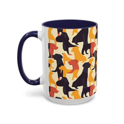 Modern Charm Labrador Chic Accent Coffee Mug