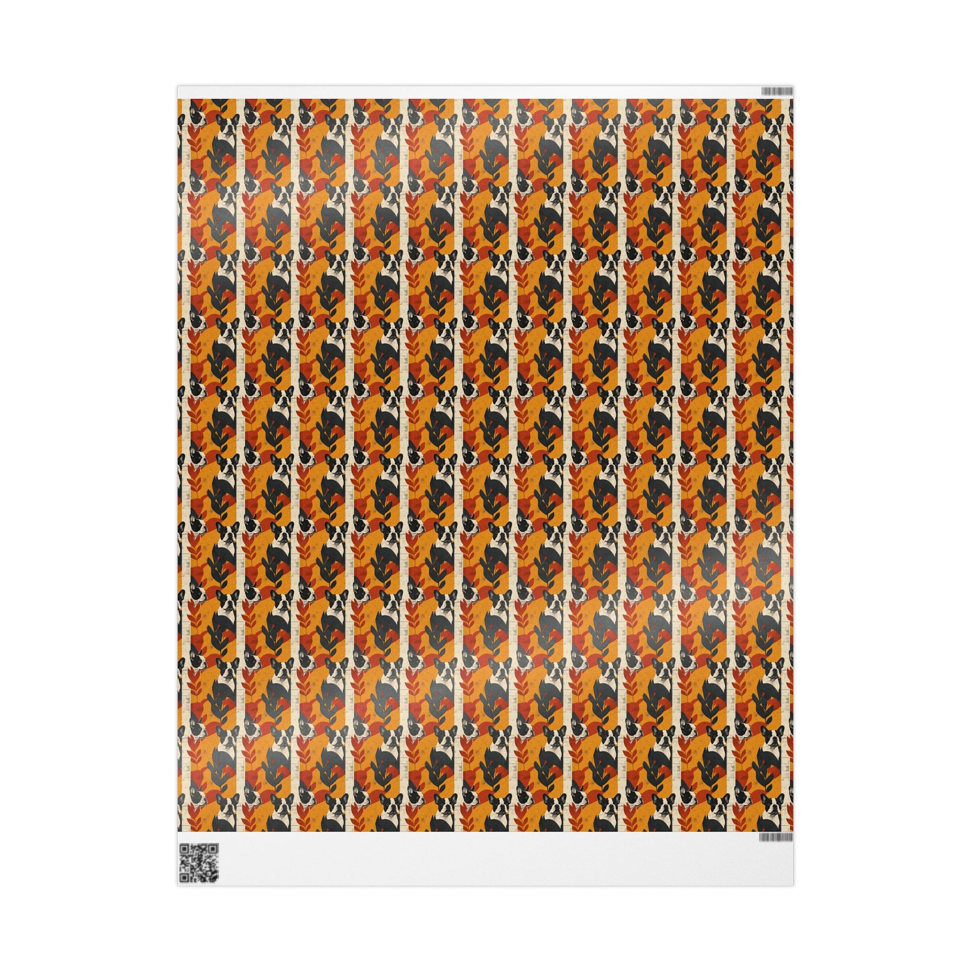 Chic Frenchie Charm Wrapping Paper