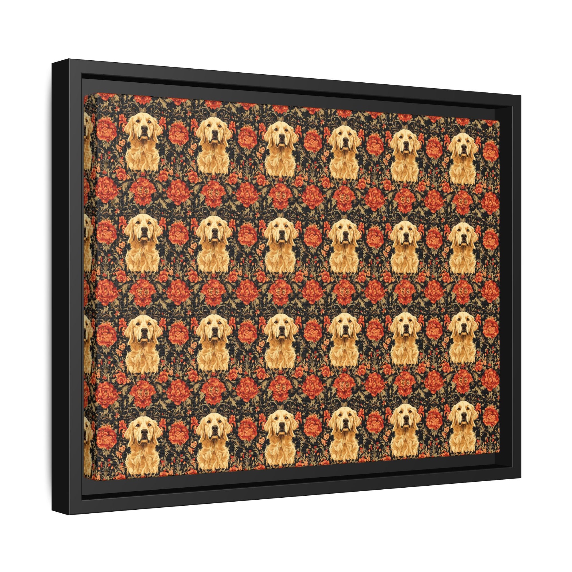 Golden Pawsatronic Tapestry Matte Canvas, Framed