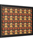 Golden Pawsatronic Tapestry Matte Canvas, Framed