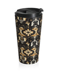 Manor Pup Boxer Royale Stainless Steel Travel Mug