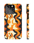 Golden Woof Abstract Glamour Slim Phone Cases