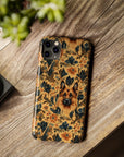 Autumnal German Shepherd Glamour Slim Phone Cases