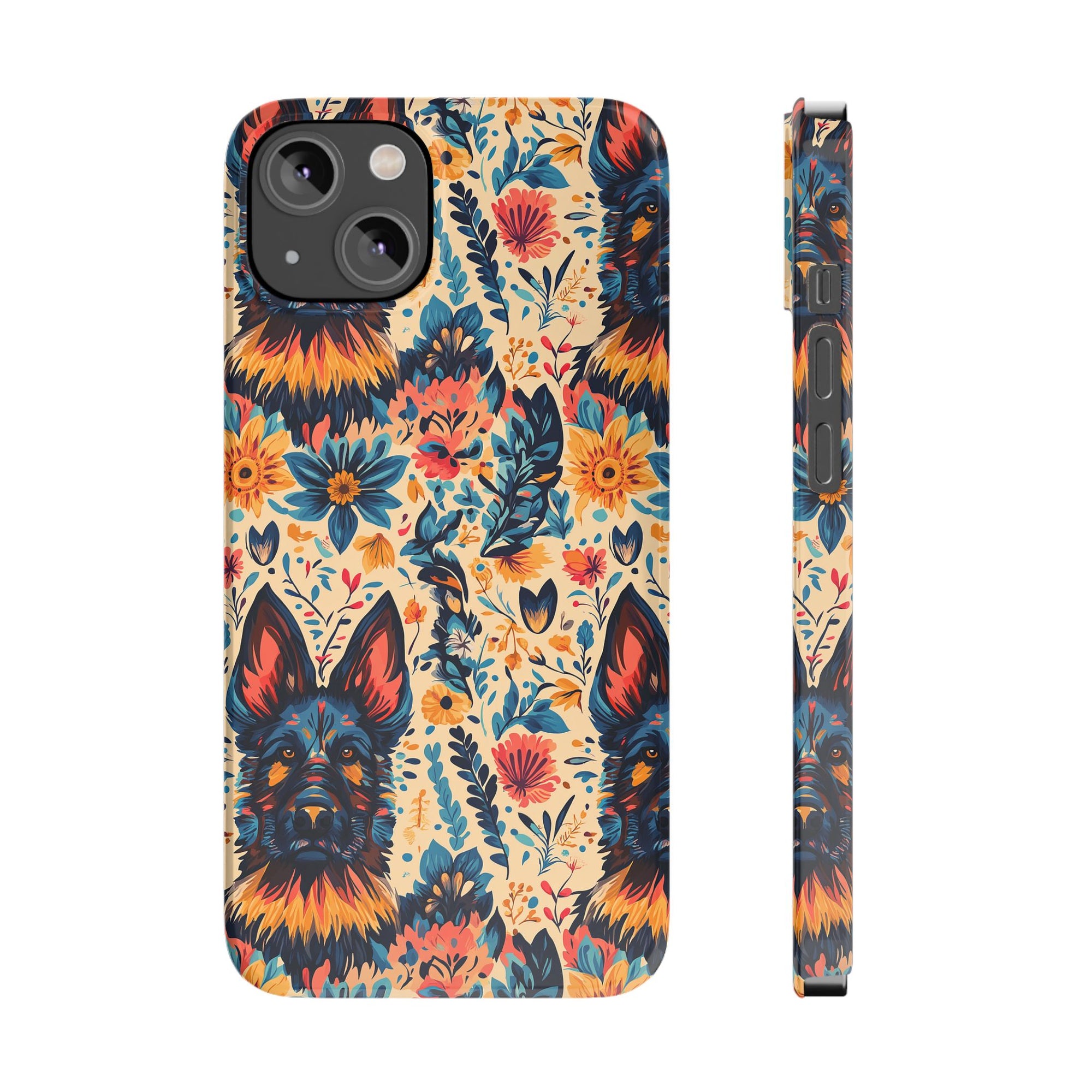 Bloomhound Shepherd Sentinel Slim Phone Cases