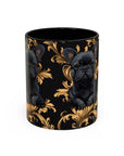 Regal Frenchie Noir Elegance Accent Coffee Mug