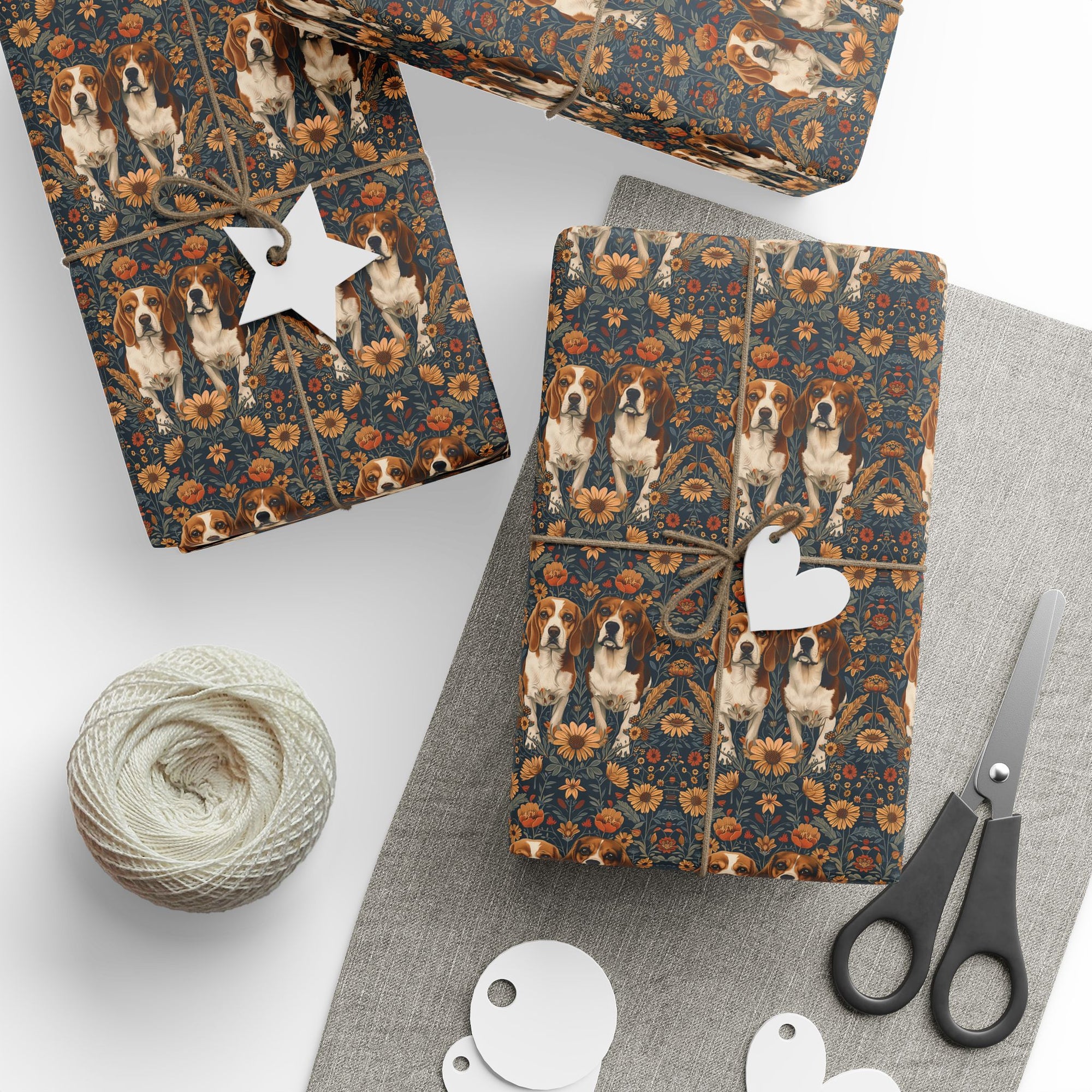 Beagle Buddies Meadow Magic Wrapping Paper