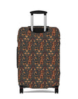 Dapper Dachshund Embroidery Elegance Luggage Cover