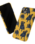 Puglet Posh Paradise Slim Phone Cases