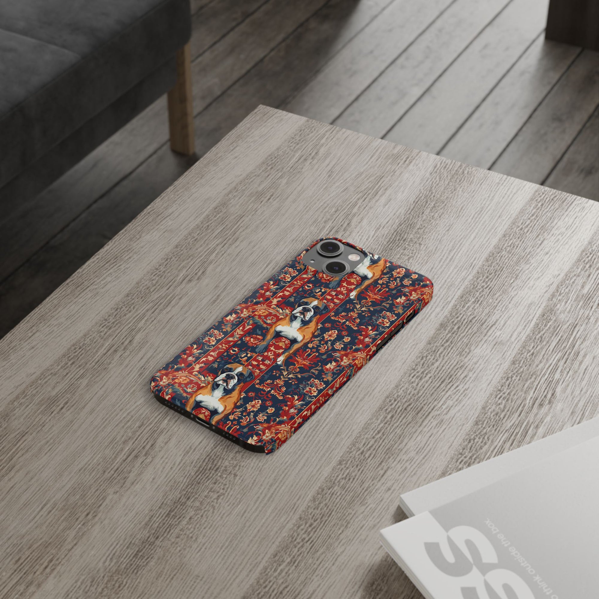 Boxer Blossom Tapestry Delight Slim Phone Cases