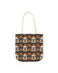 Bloomingly Bulldogistic Bouquet Canvas Tote Bag