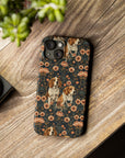 Beagle Blossom Bonanza Slim Phone Cases