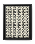 Puggie Pout Perfection Matte Canvas, Framed